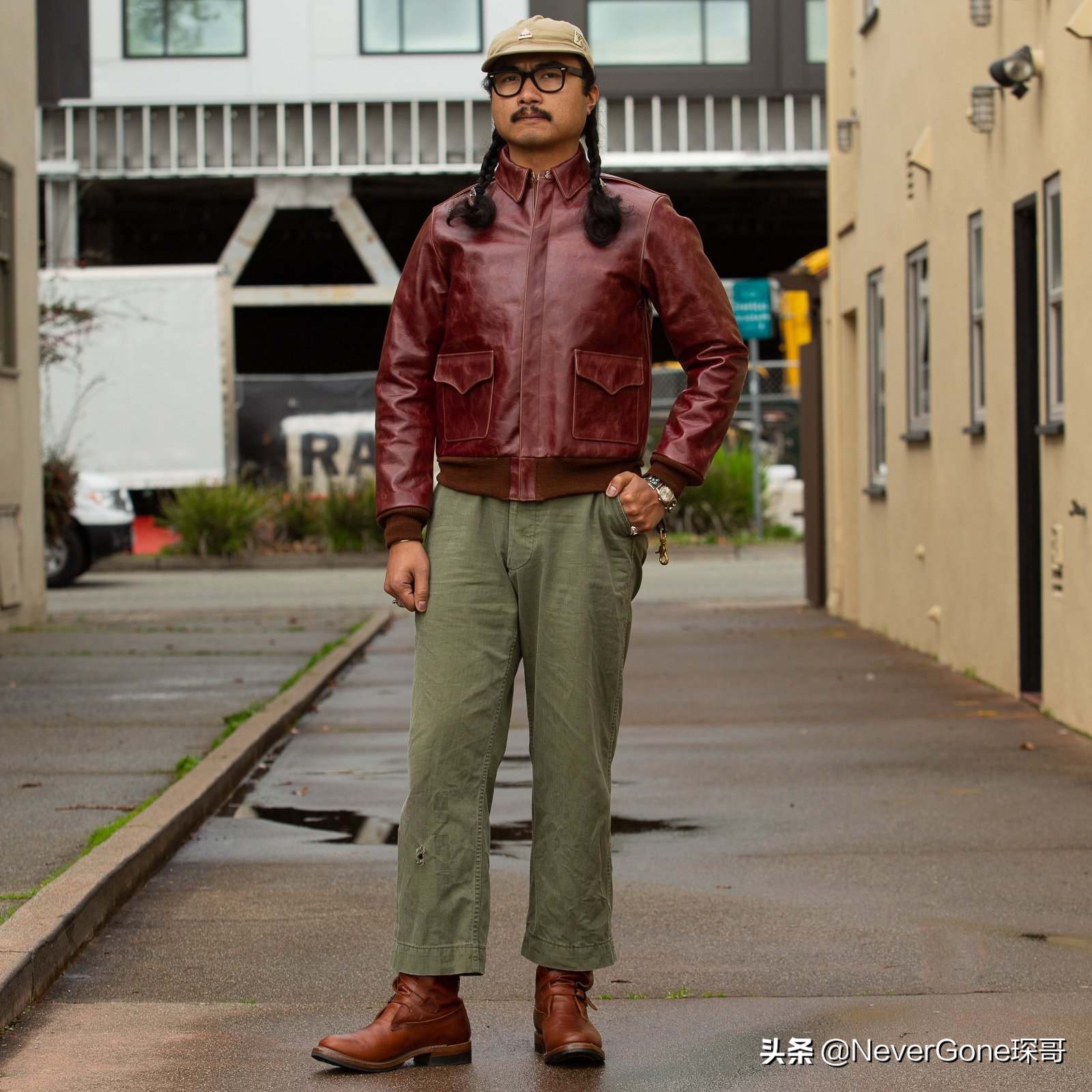 3万块的THE REAL MCCOY'S天皇染A2皮衣云评测