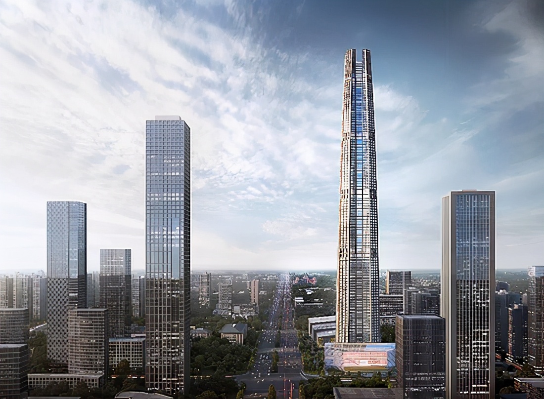 中国西北投资超400亿建第一高楼，预计三年后竣工，总高近500米