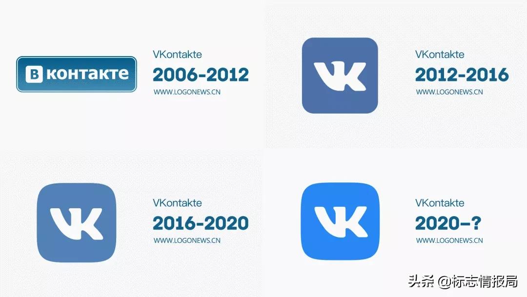 俄版「脸书」VK 更新LOGO