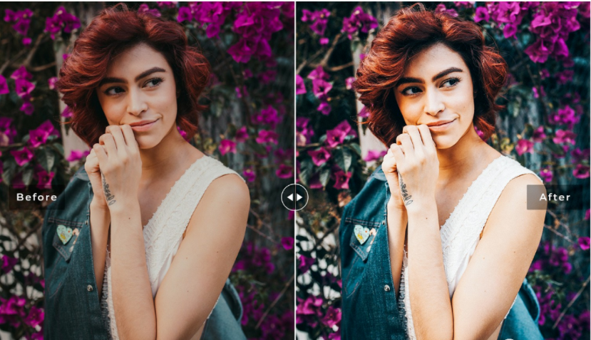 2020高级预设:外拍杜鹃花海人像LR预设+移动LR预