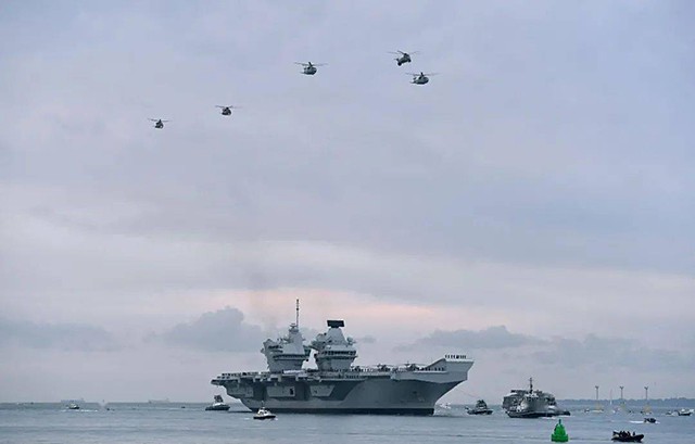中国还没出手，美防长就给英国当头一棒，督促英航母尽早打道回府