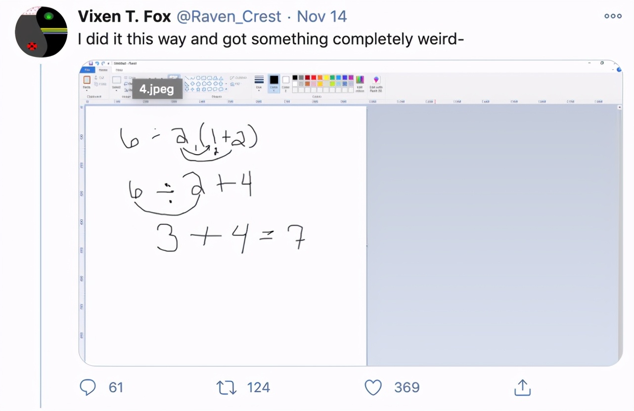 6÷2(1+2)=？英国网友为数学题大吵，互骂对方“白痴”