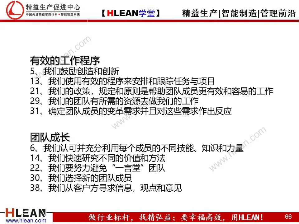 精益PPT  教你学会团队管理