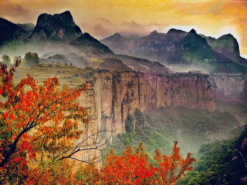 Shanxi's beautiful tourist check-in place, it becomes a paradise on earth in autumn, which is amazing