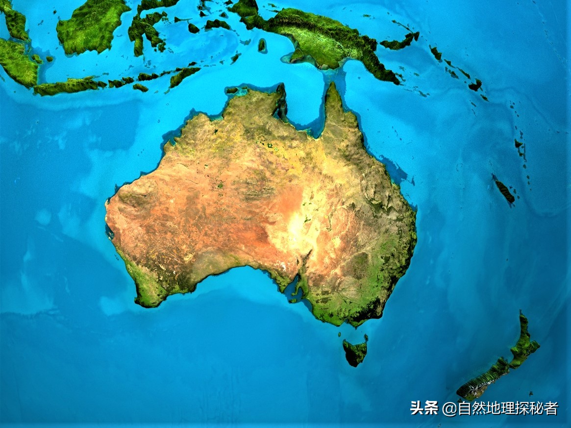 独占了一个大陆的澳大利亚，看这自然地理环境真不咋样