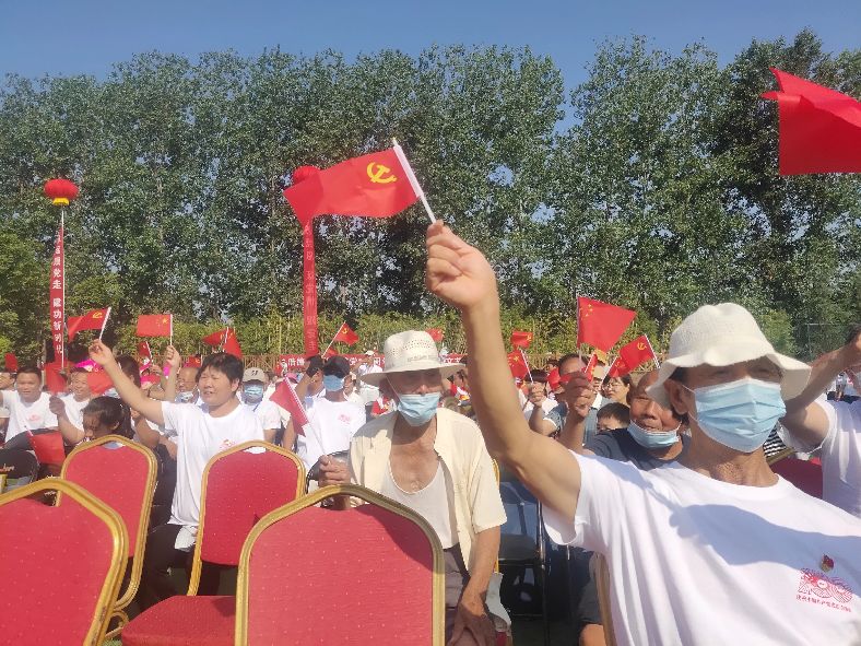 关林街道刘富社区庆祝建党100周年“我们在行动”文艺汇演热播中