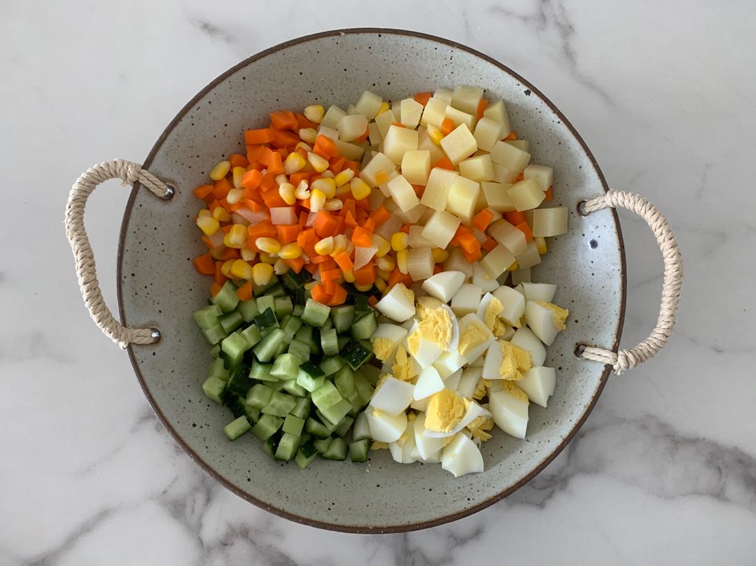 這幾樣蔬菜，焯水拌一拌，沒想到這麼好吃，低脂低卡又解饞好吃