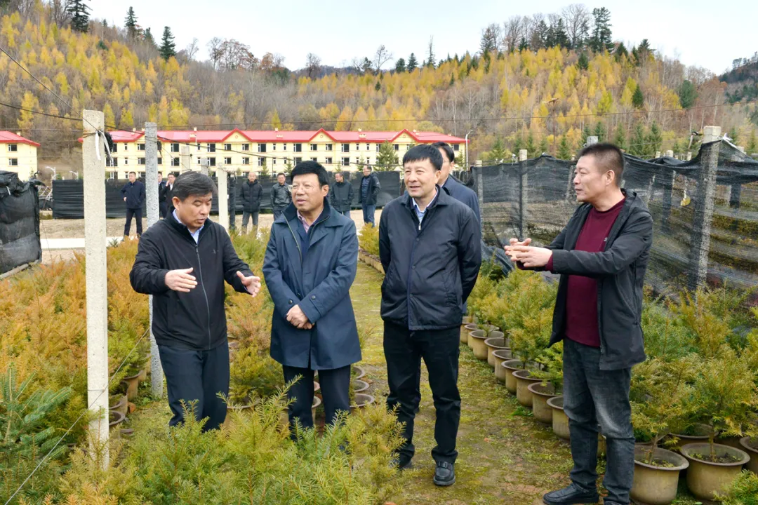 延边州政协主席韩兴海到长白山森工集团调研
