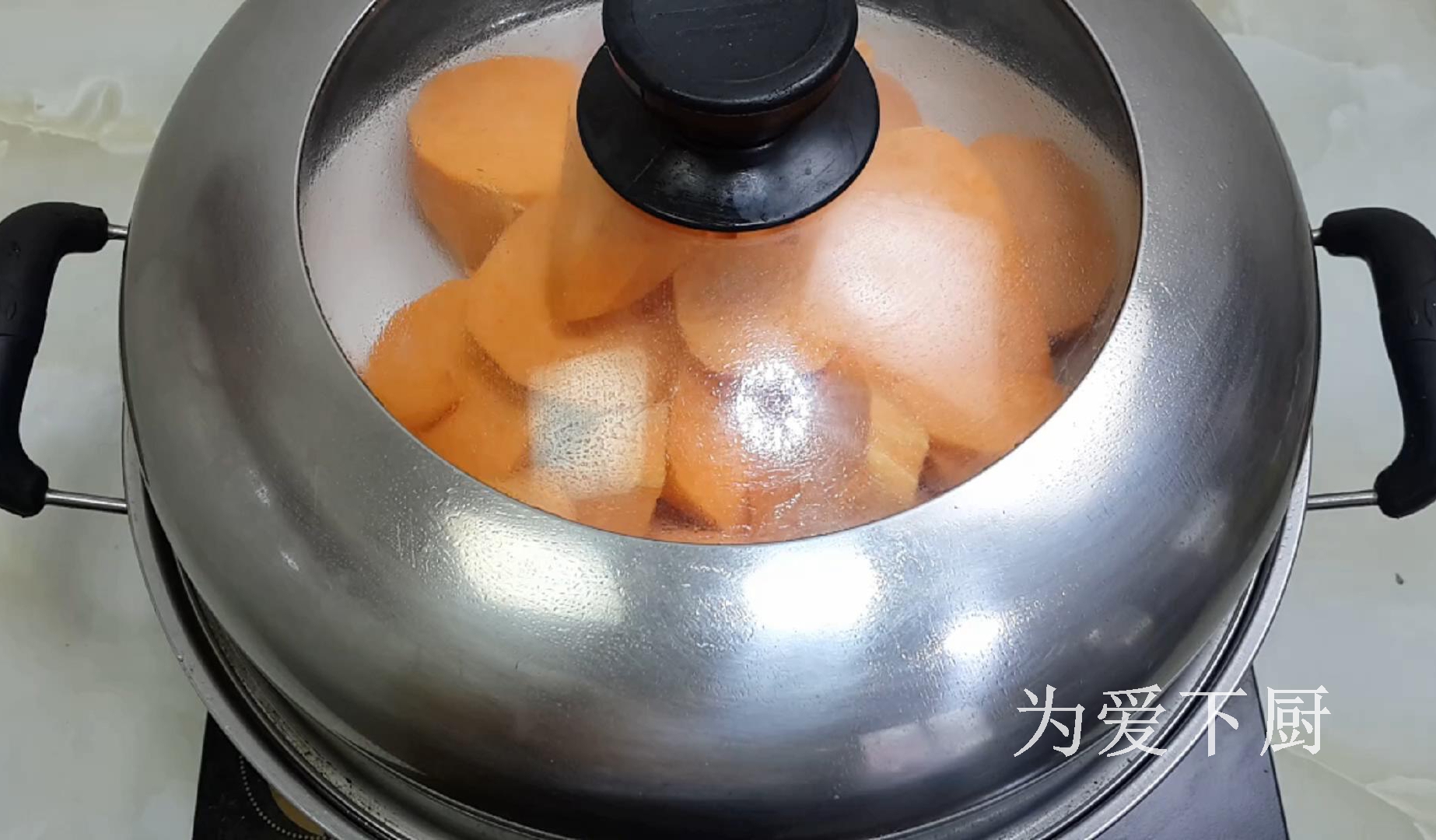 红薯这样做才好吃，加半碗糯米粉，个个焦脆又香甜，真的太香了