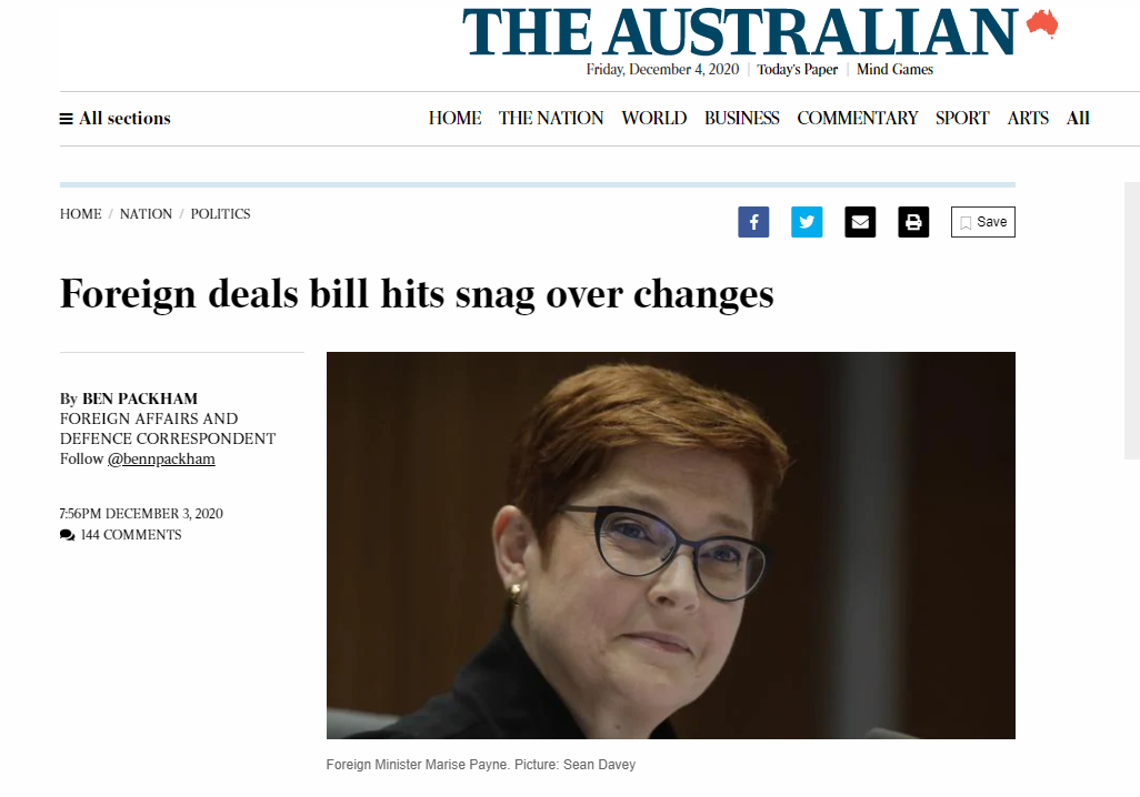 澳大利亞總理莫里森再發聲：希望與中國高層尋求建設性對話