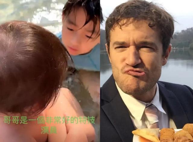 张柏芝三胎新照曝光，打破是混血的谣言，生父