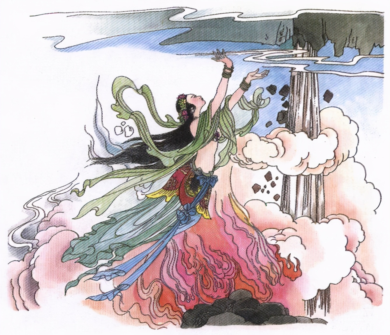 同时也是青帝太昊伏羲氏的妹妹和妻子