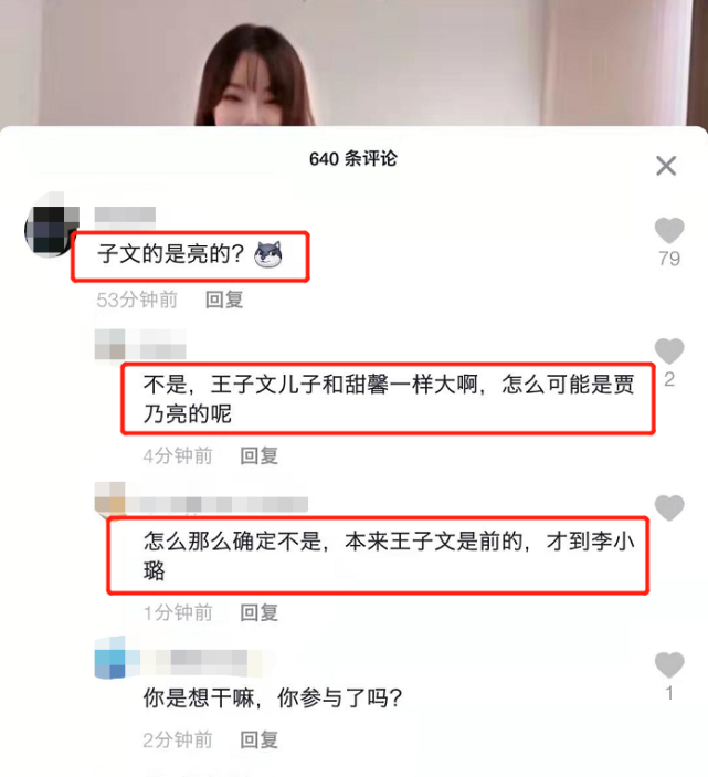 网友怀疑贾乃亮是王子文儿子生父，李小璐连发两条视频晒甜馨