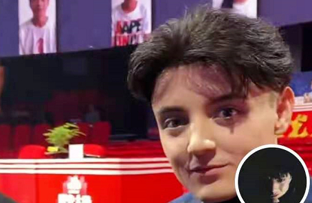 童星阿尔法瘦到脱相，带上假发跟央视主持人合