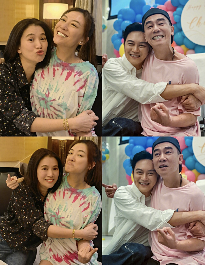 张智霖生日抱春哥后，袁咏仪庆生也紧搂应采儿，被侃夺夫之仇已报