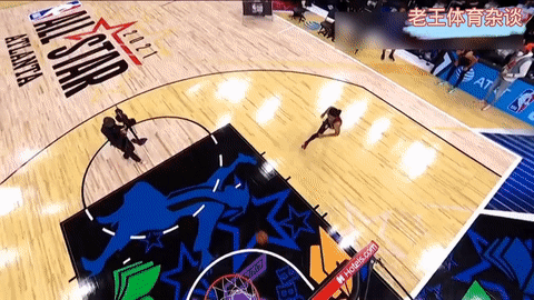 全明星扣篮大赛：西蒙斯致敬麦迪，献上篮筐之