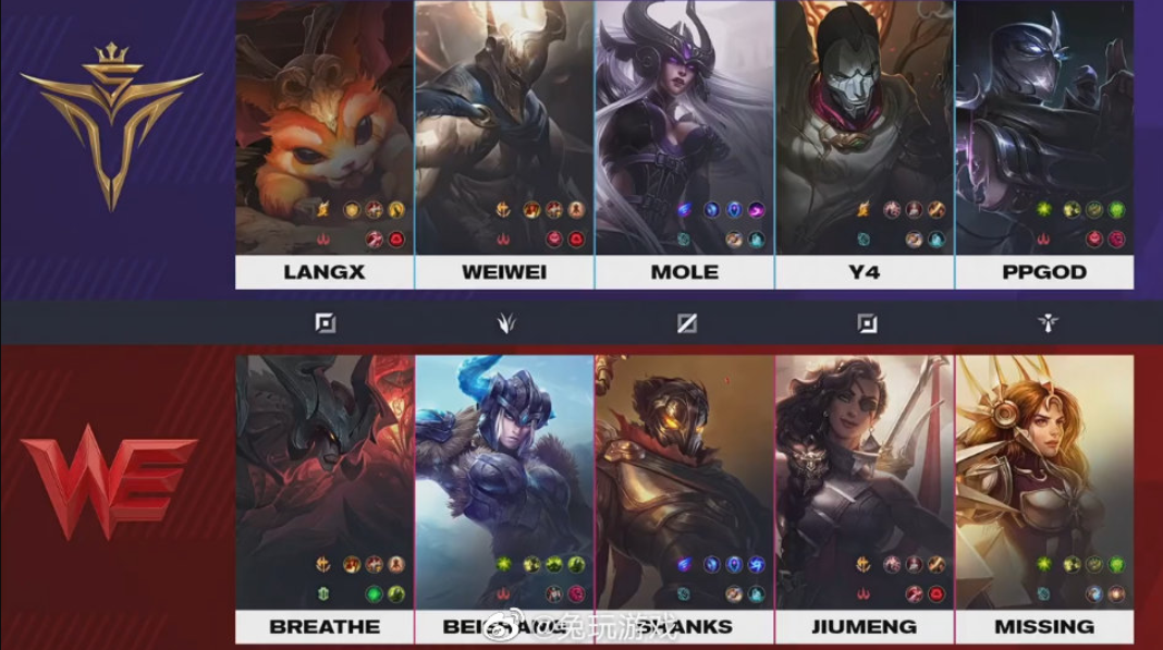 IG develops wrong WE tabernacle the first! Vkgame: LPL spring Sai Gongxi WE