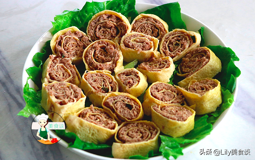 除夕年夜菜“豬肉蛋捲”，掌握2個竅門，蛋皮柔韌餡料鮮香，收藏