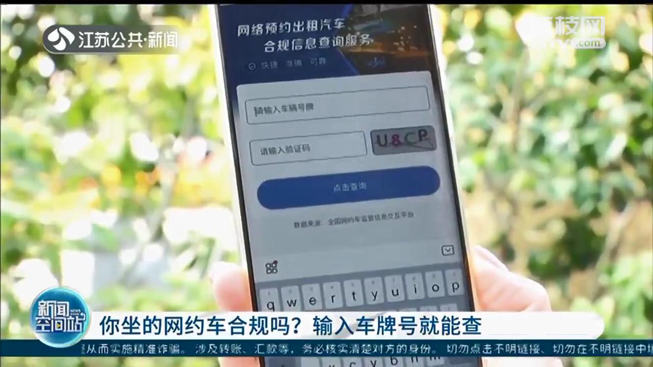 你坐的网约车合规吗？输入车牌号就能查“三证”