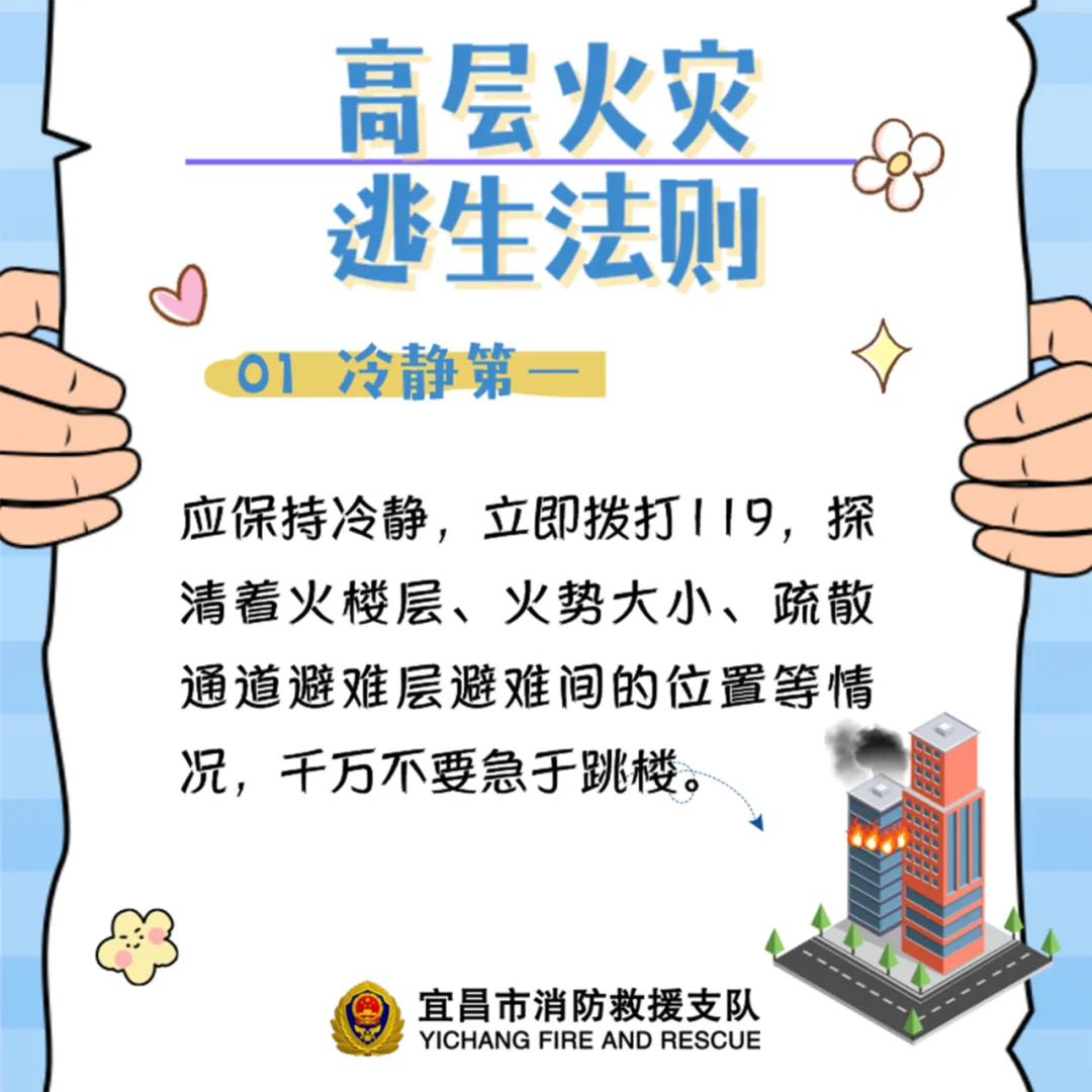 高层建筑火灾逃生方法,你知道多少?