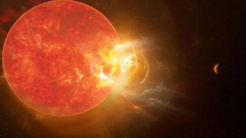距离太阳最近恒星的辐射强度突然上升14000倍