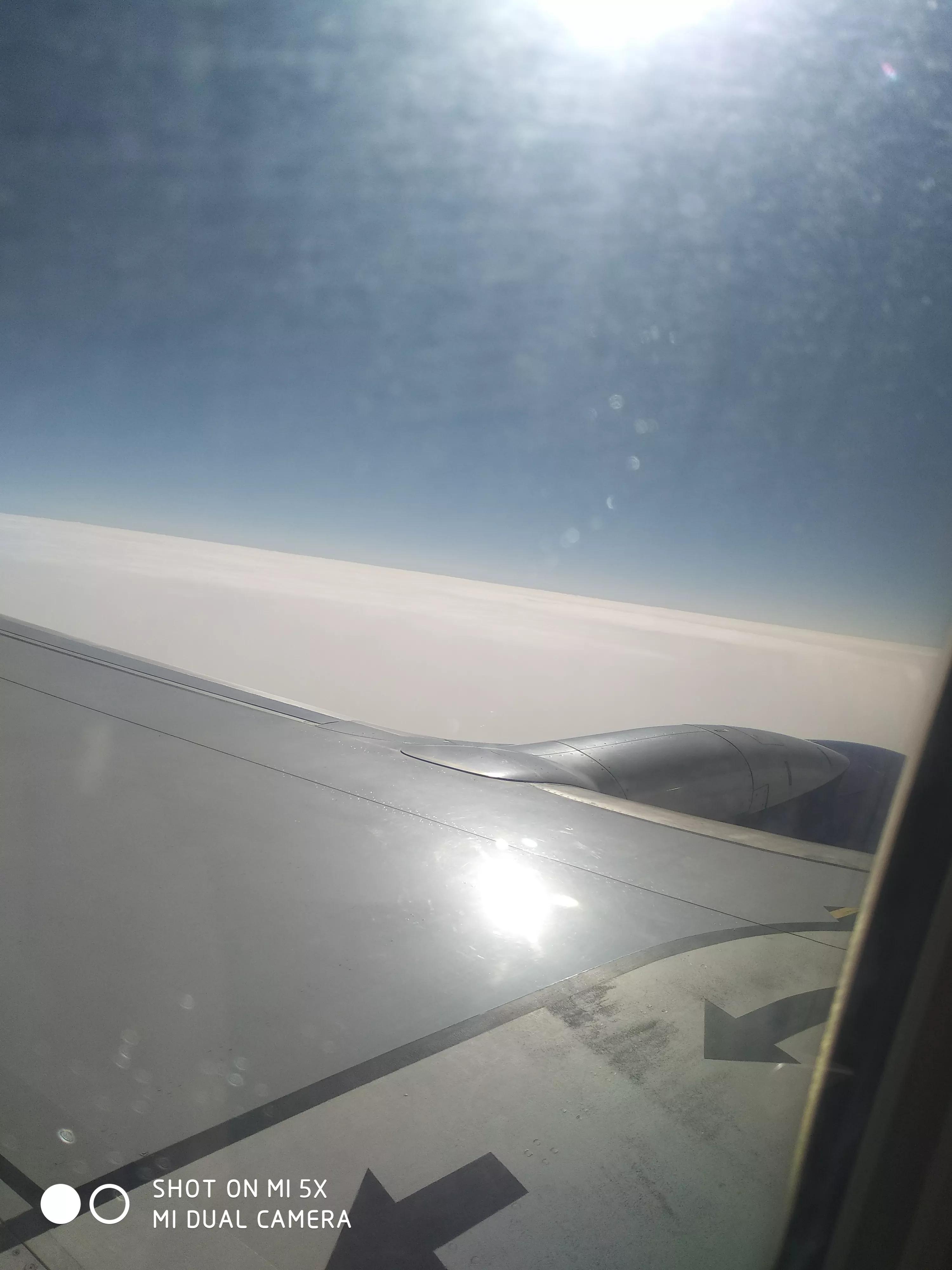 It is what feeling by air for the first time! 