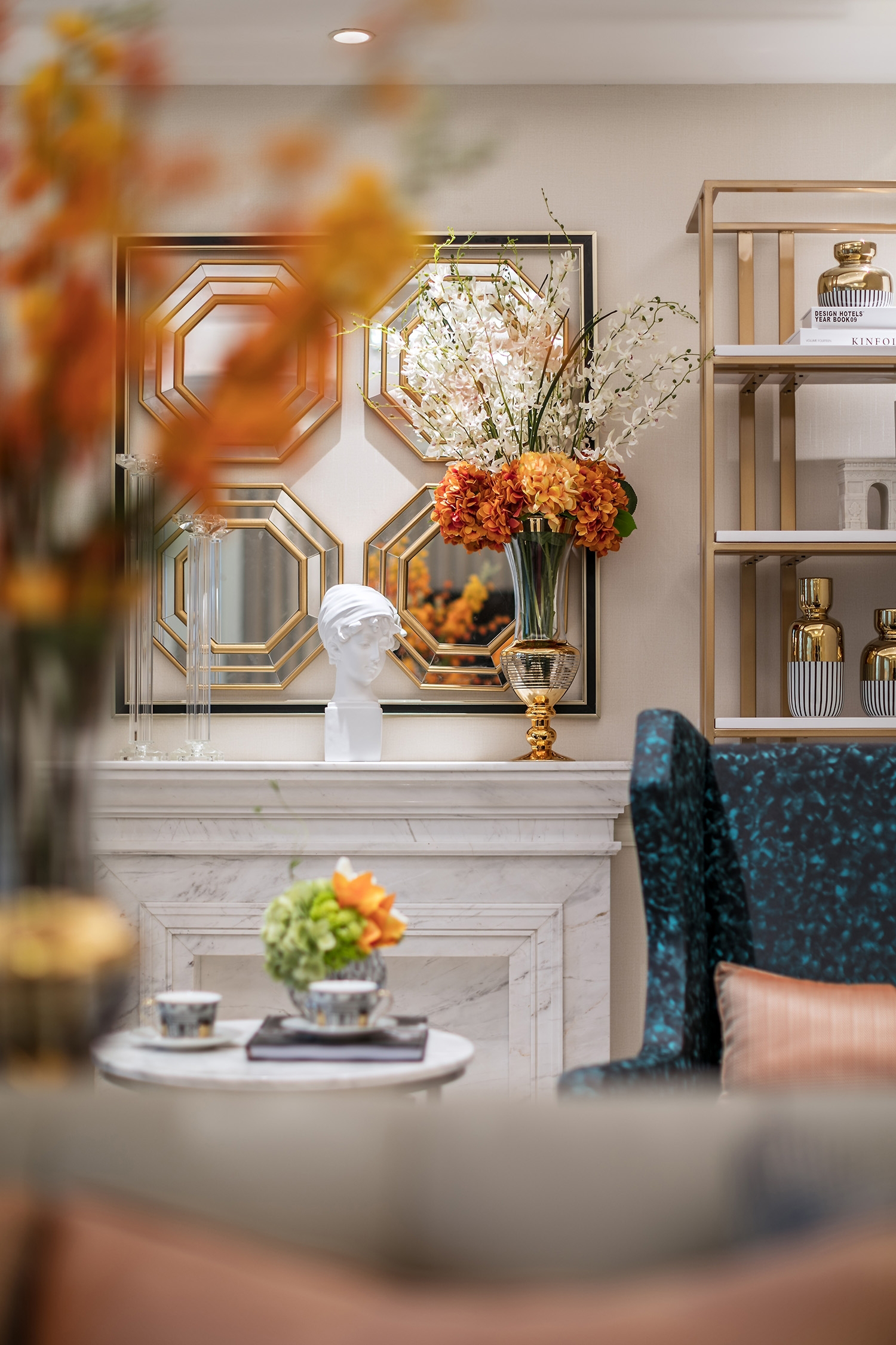 贵阳融创精装房软装设计——120户型法式风格软装,浪漫优雅时尚