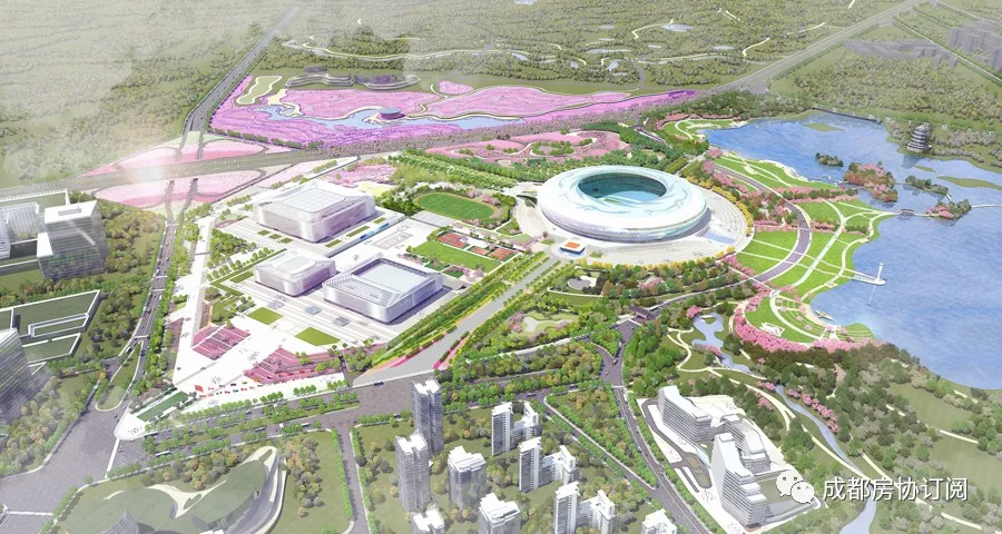 “爱成都·迎大运”——成都房协组织行业考察参观东安湖体育公园