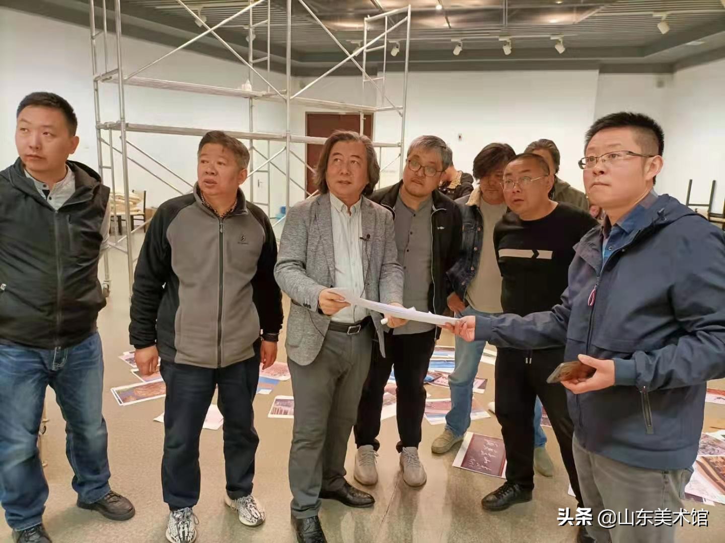 大型山东党史长卷《红色迹·忆》参展“让党旗永远飘扬——山东省建党百年主题展”