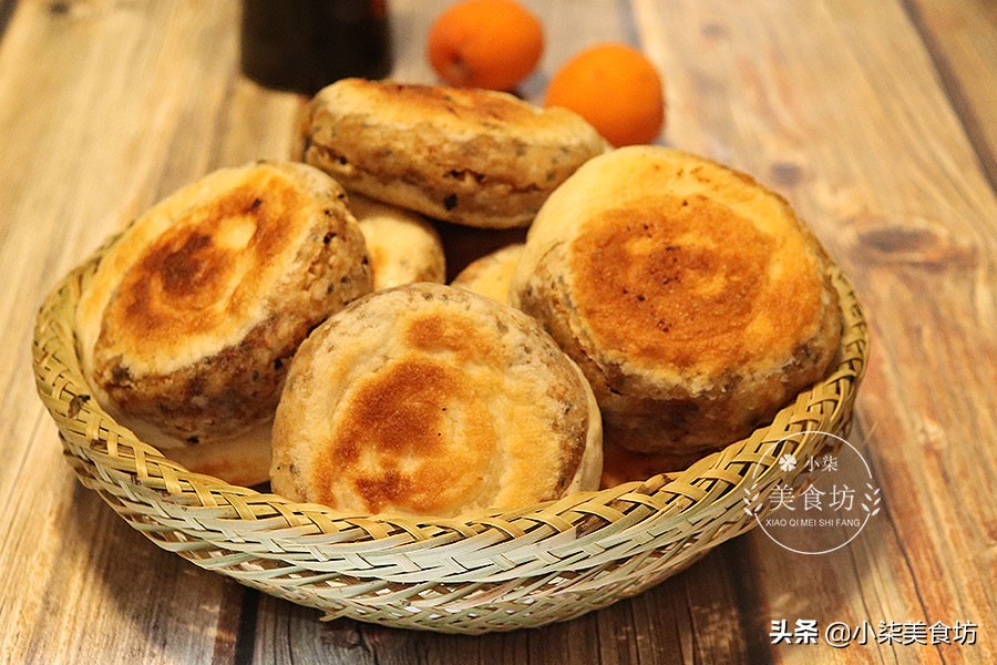 圖片[21]-一碗面粉 2把花生米 教你做花生酥燒餅 外酥里軟 5分鐘就出鍋-起舞食譜網