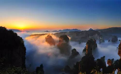China of photography appreciation Piao is the most beautiful sunrise, must saw with one's own eyes looks