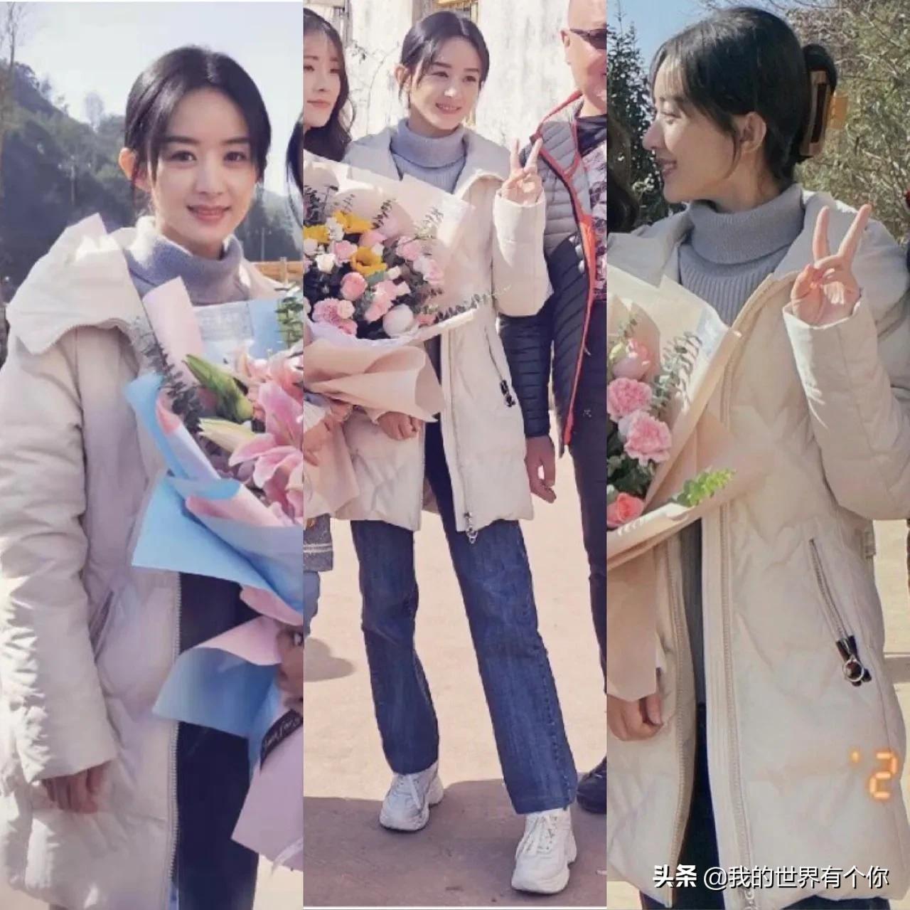 # Zhao Liying " go to 10 thousand happily " the # that kill blueness " advance everyday one half step, make oneself happy " . 