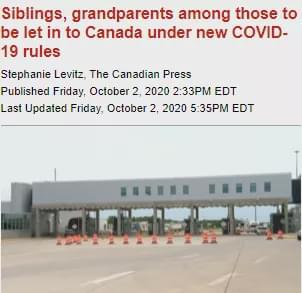 加拿大放宽入境政策，部分华人和留学生可入境