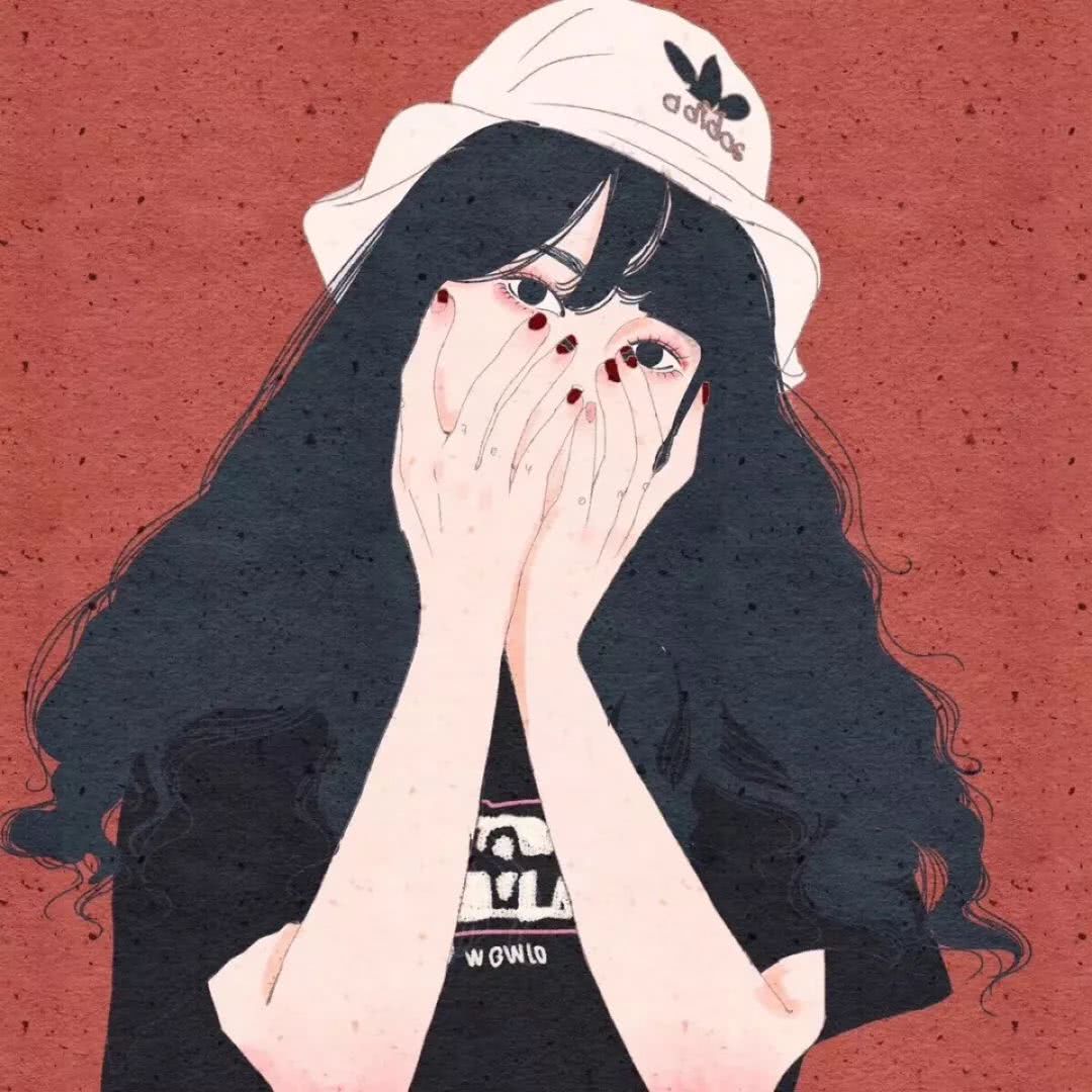 泪流满面的女生哭泣的头像