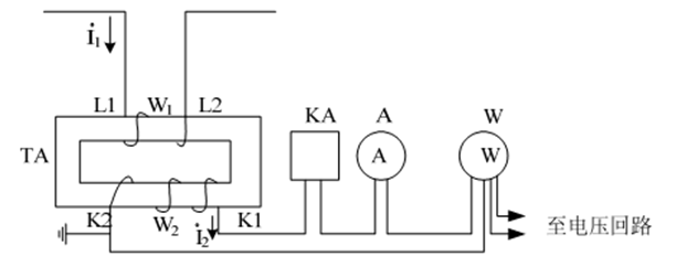 用發(fā)光二極管替代指針式萬用表測試電流互感器極性的方法