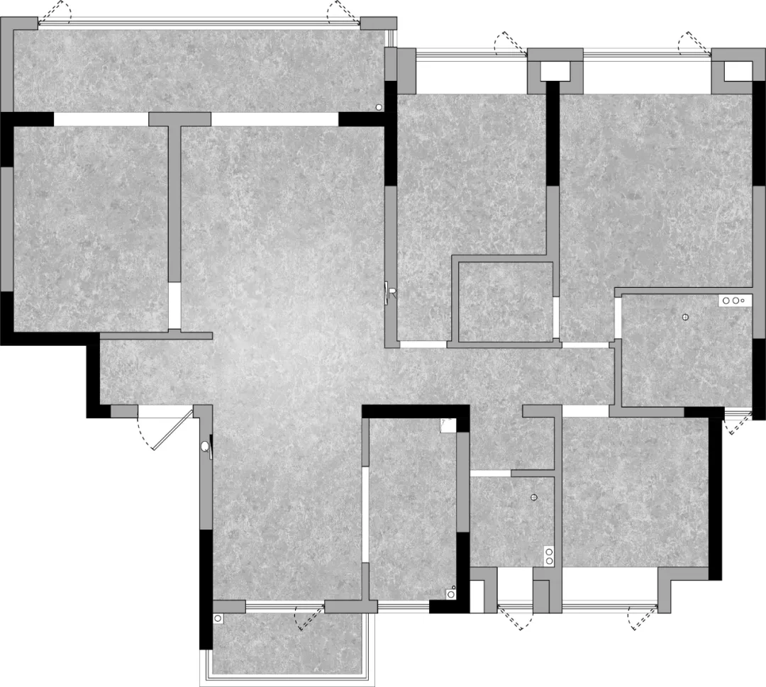 展示一家三世同堂的137㎡房子，3房朝南，美式混搭满屏高级感