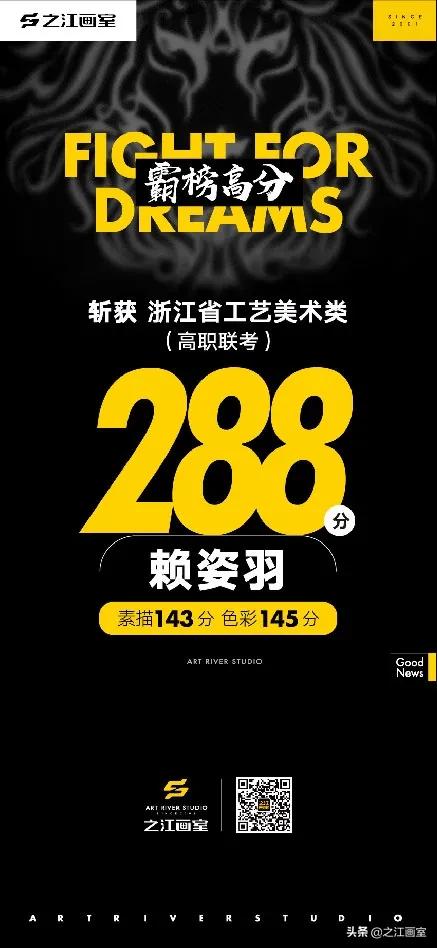 「历史突破」之江高职280以上20人，270以上68人