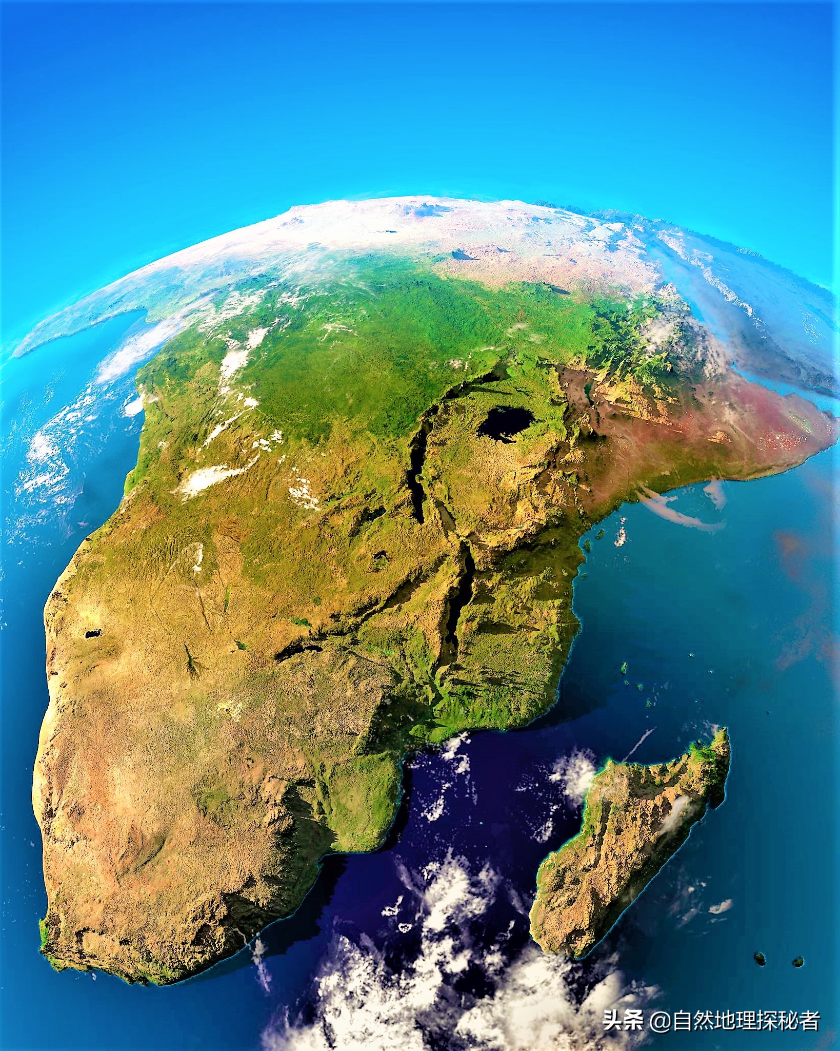被称为“高原大陆"的阿非利加洲，地理环境是这样的