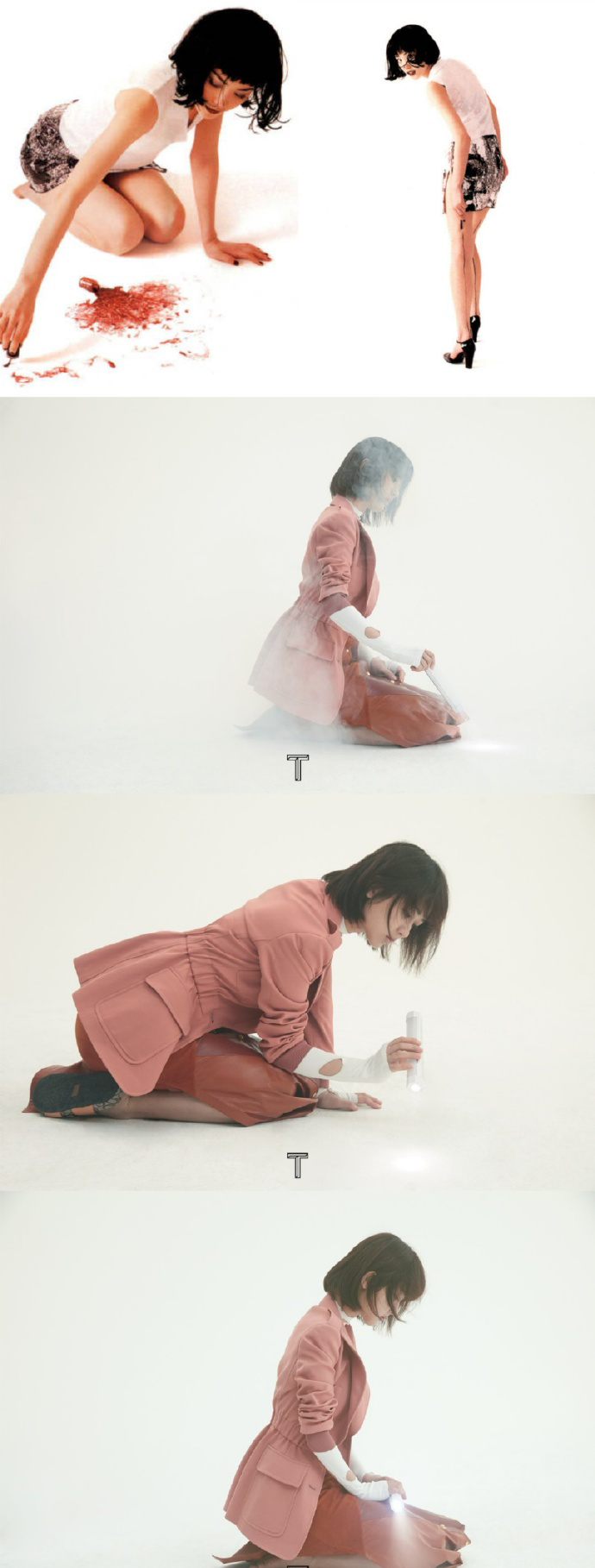 杨紫时尚大片惹麻烦：造型被曝抄袭王菲，摄影