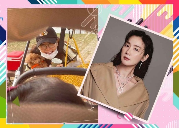 崔智友曬一家三口出遊照，小九歲神秘丈夫充當攝影師為妻女拍照