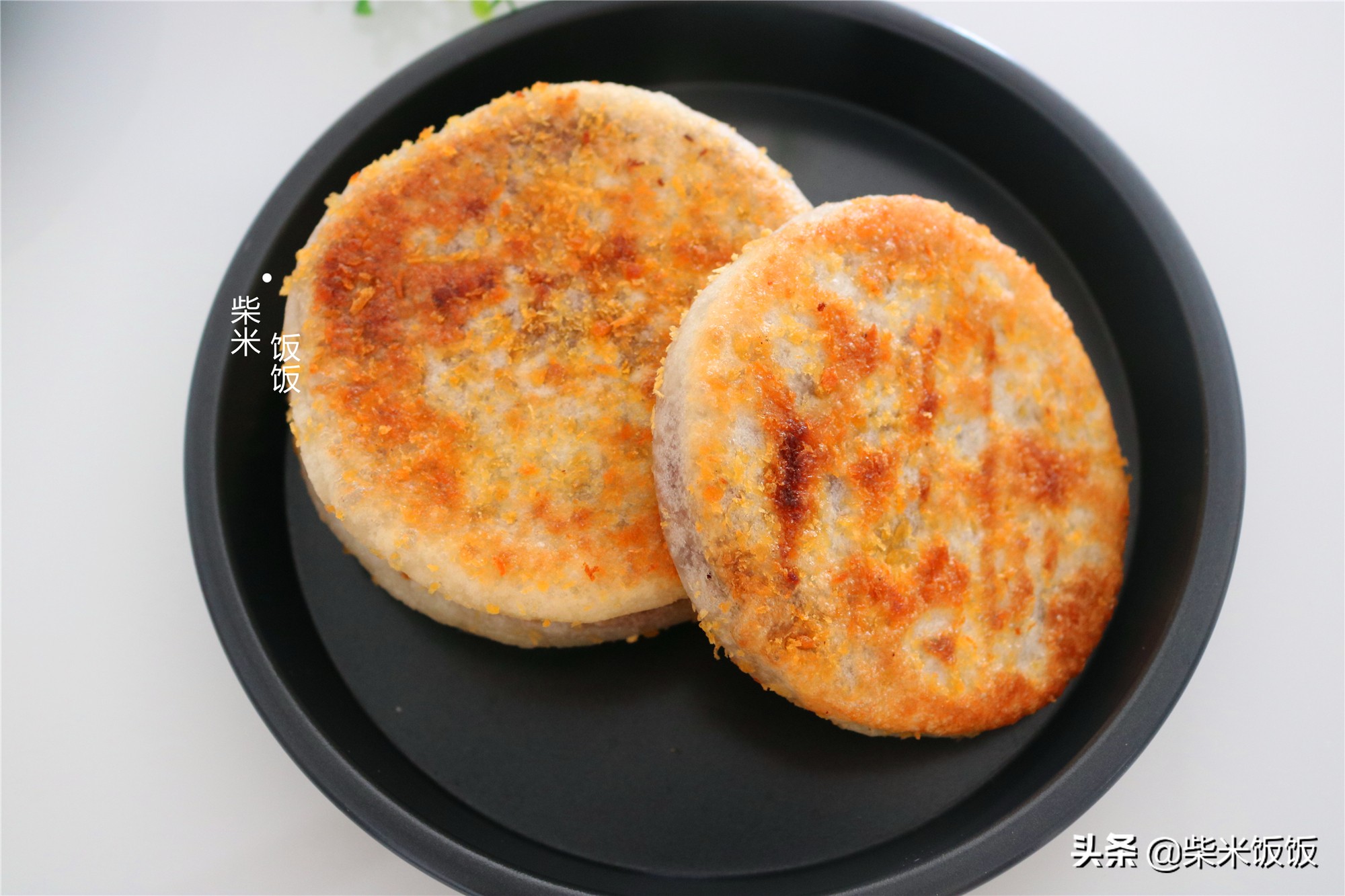 这是我吃过最美味的豆沙饼，外酥里糯，香甜可口，无添加更健康