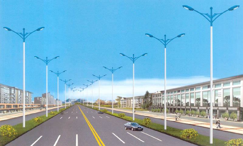 道路灯杆材质分类和生产设备介绍
