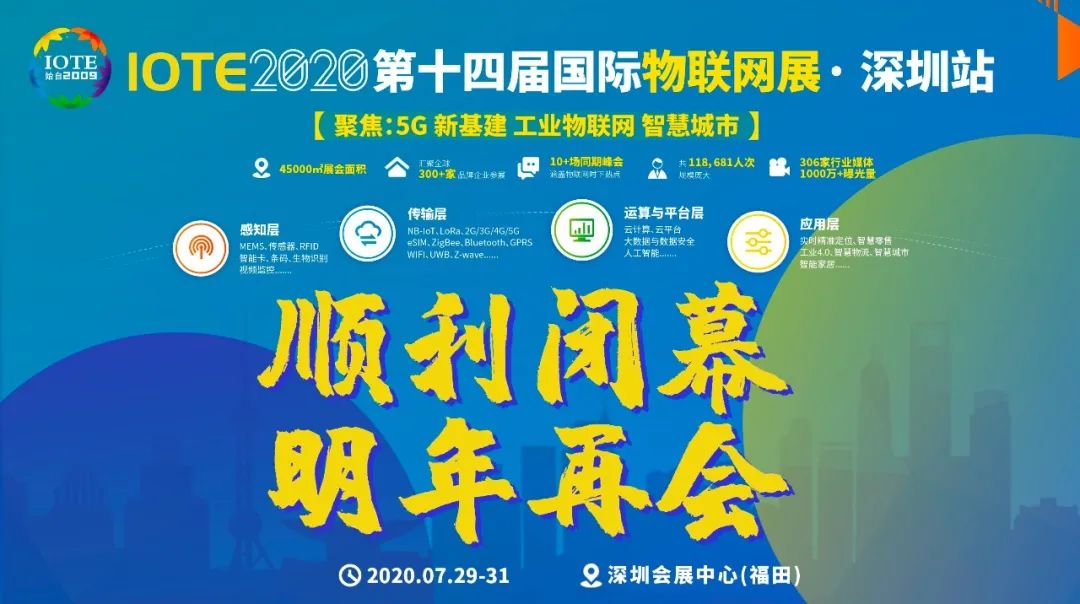 IOTE 2020 第十四届国际物联网展·深圳站圆满落幕!