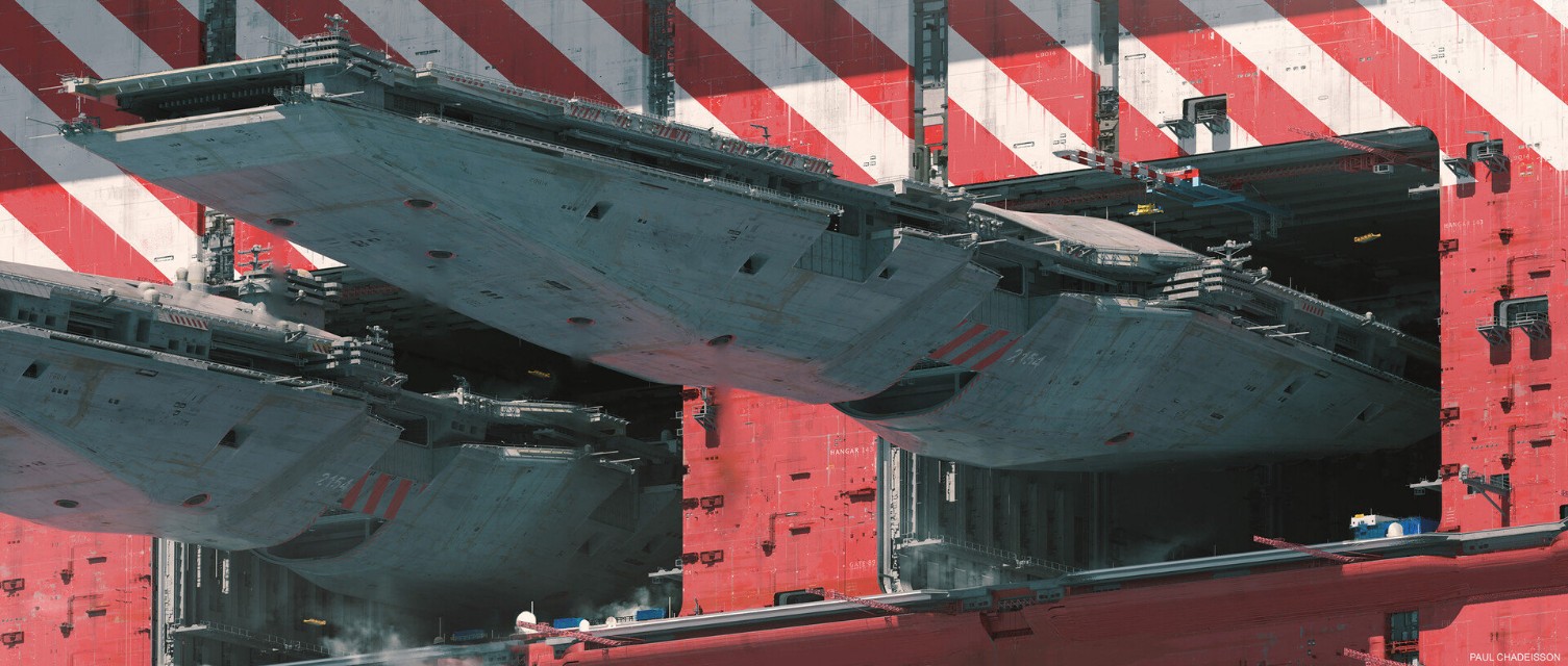 AHX-2050“鲲鹏”级空天母舰概念设想图