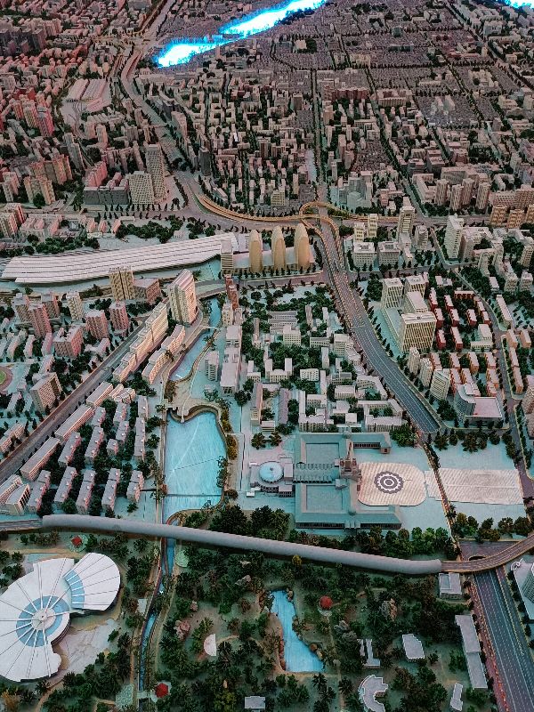 带你参观北京市城区大型立体沙盘模型