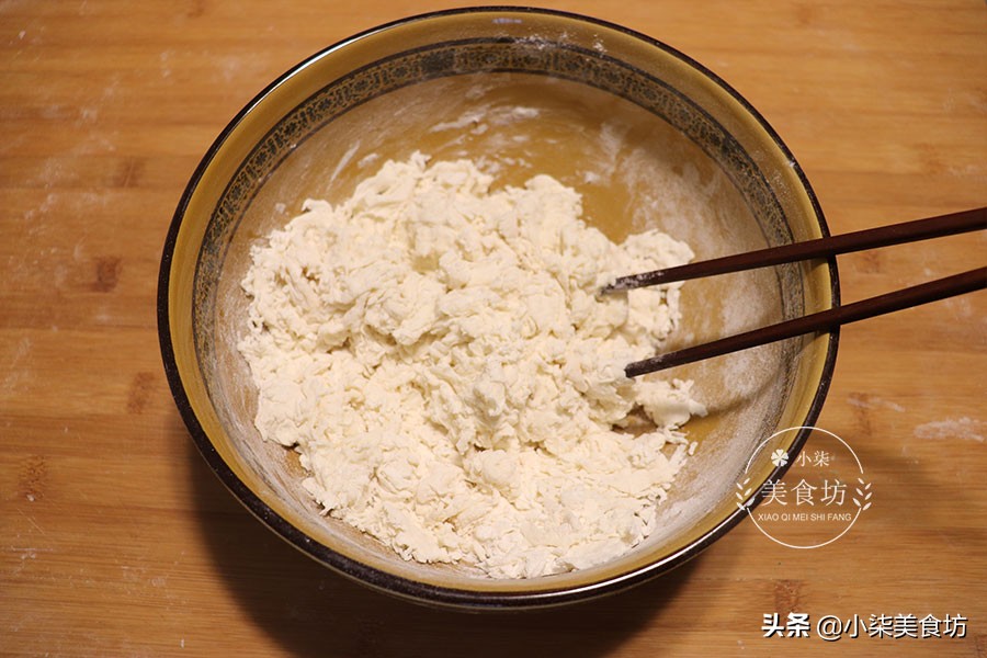 圖片[4]-一碗面粉 2把花生米 教你做花生酥燒餅 外酥里軟 5分鐘就出鍋-起舞食譜網