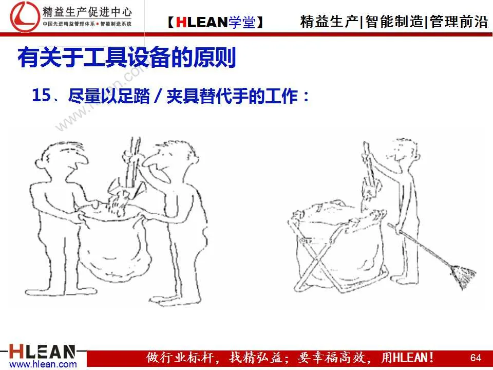 「精益学堂」动作改善着眼点