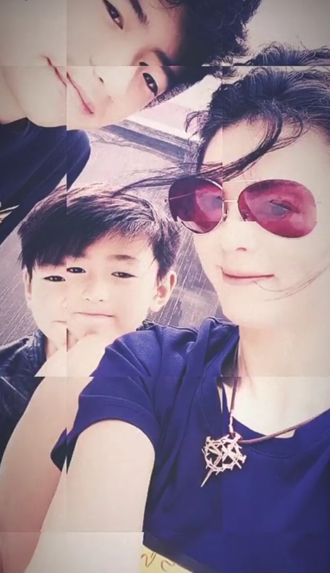 张柏芝逛超市被偶遇，背心配破洞牛仔裤超时髦，挥手打招呼很友善