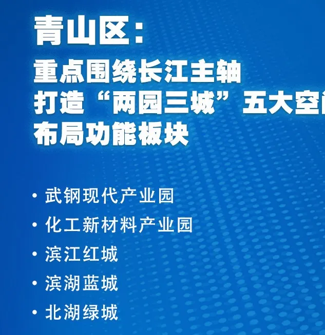 定了!武汉3个区发展重点