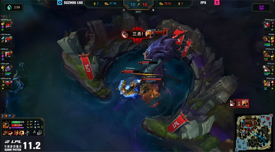 LOL: Doinb crocodilian sheet kills cliff sparrow, LNG of FPX 2-0 beat easily